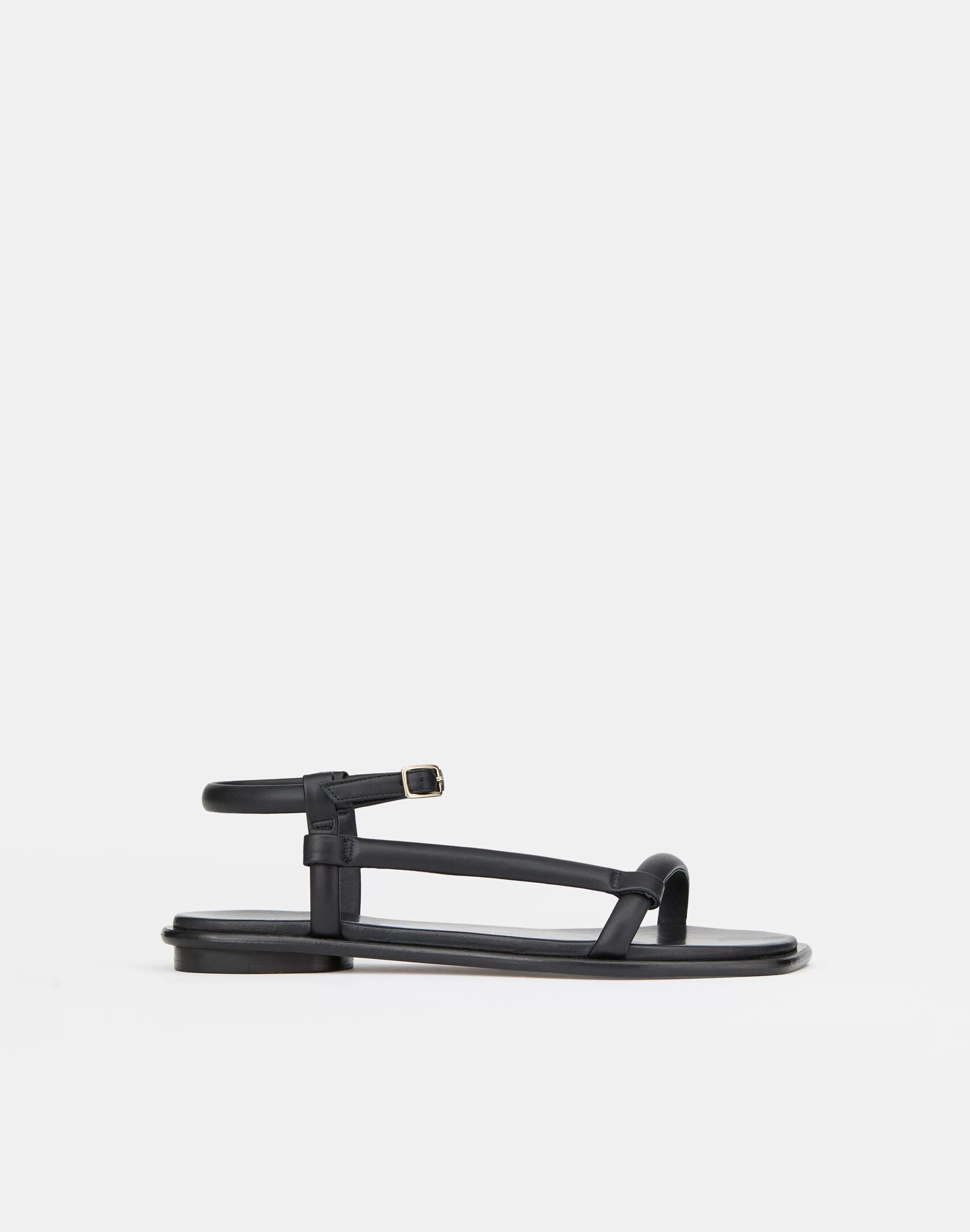 Soft Calfskin Leather City Sandal<Lafayette 148 New York Cheap