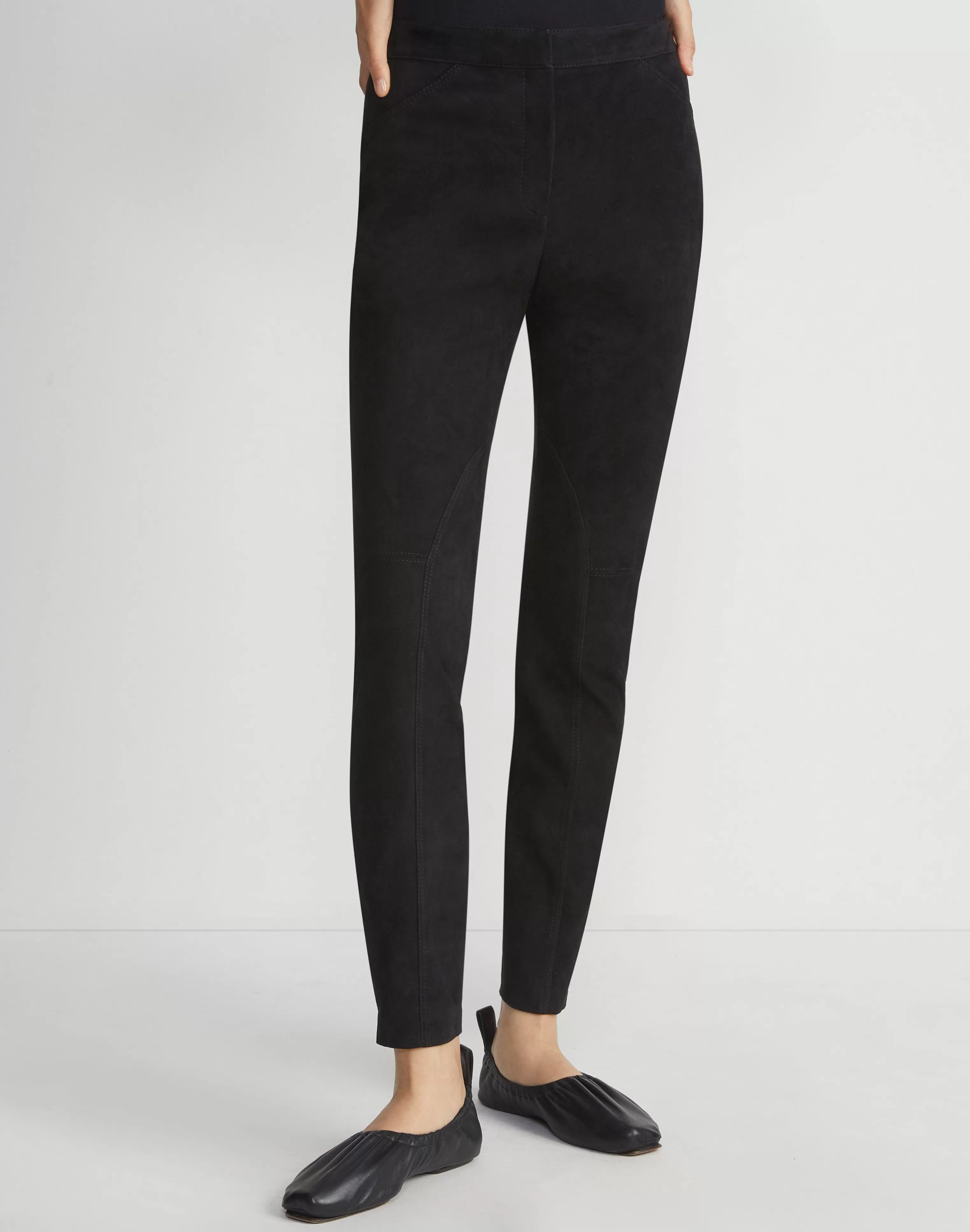 Stretch Suede Leonard Legging<Lafayette 148 New York Best