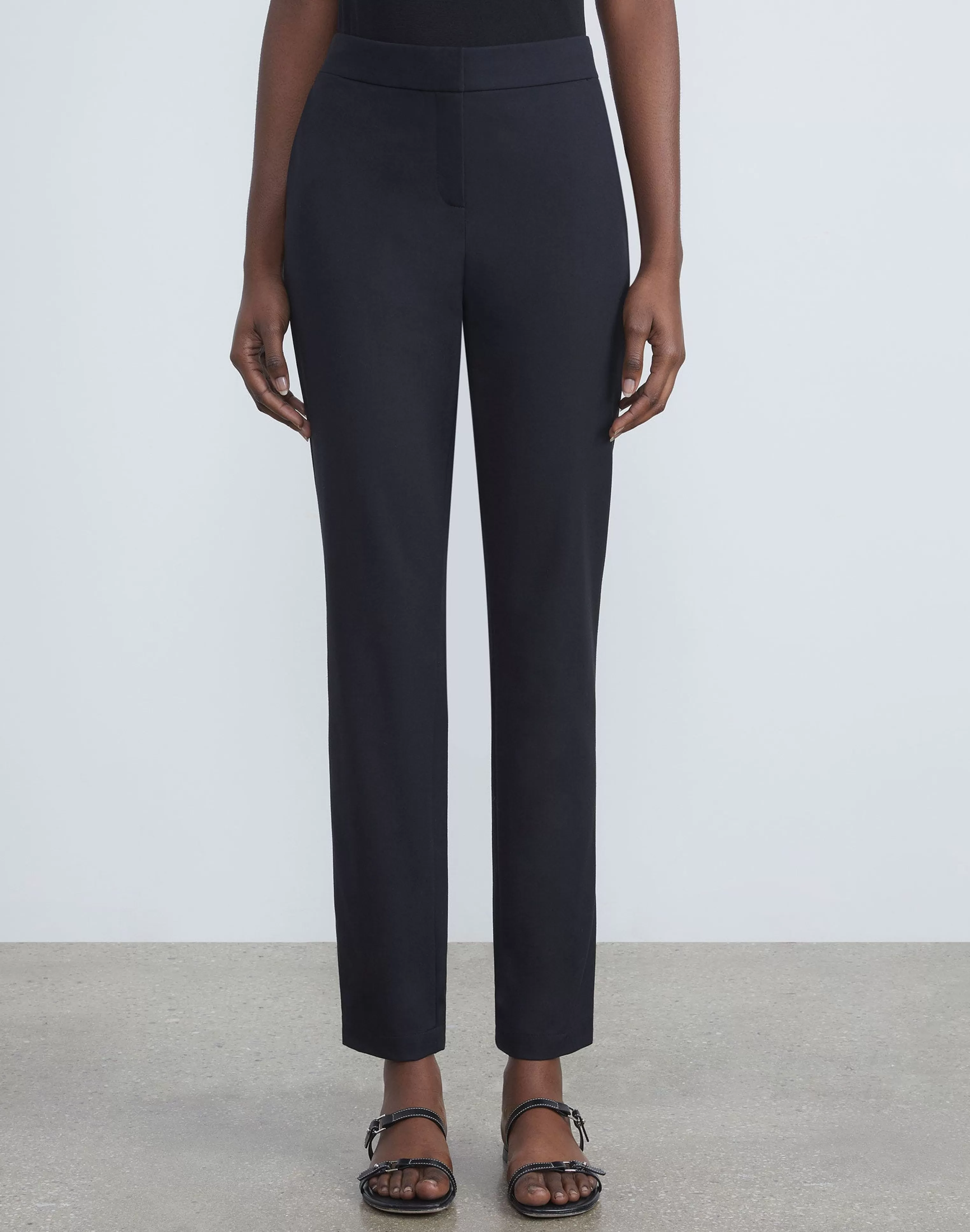 Stretch Twill Manhattan Skinny Ankle Pant<Lafayette 148 New York Shop