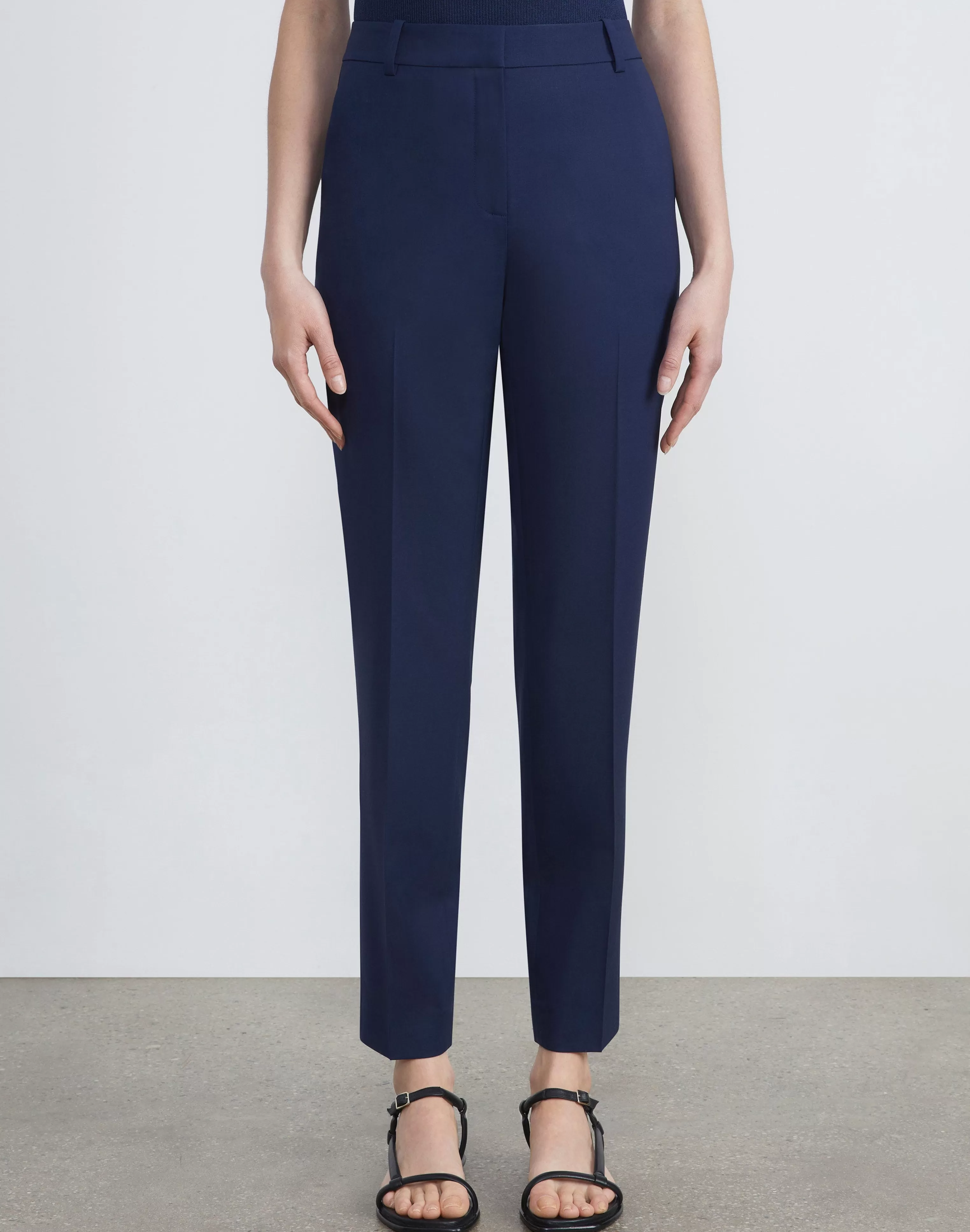 Stretch Wool Clinton Ankle Pant<Lafayette 148 New York Clearance