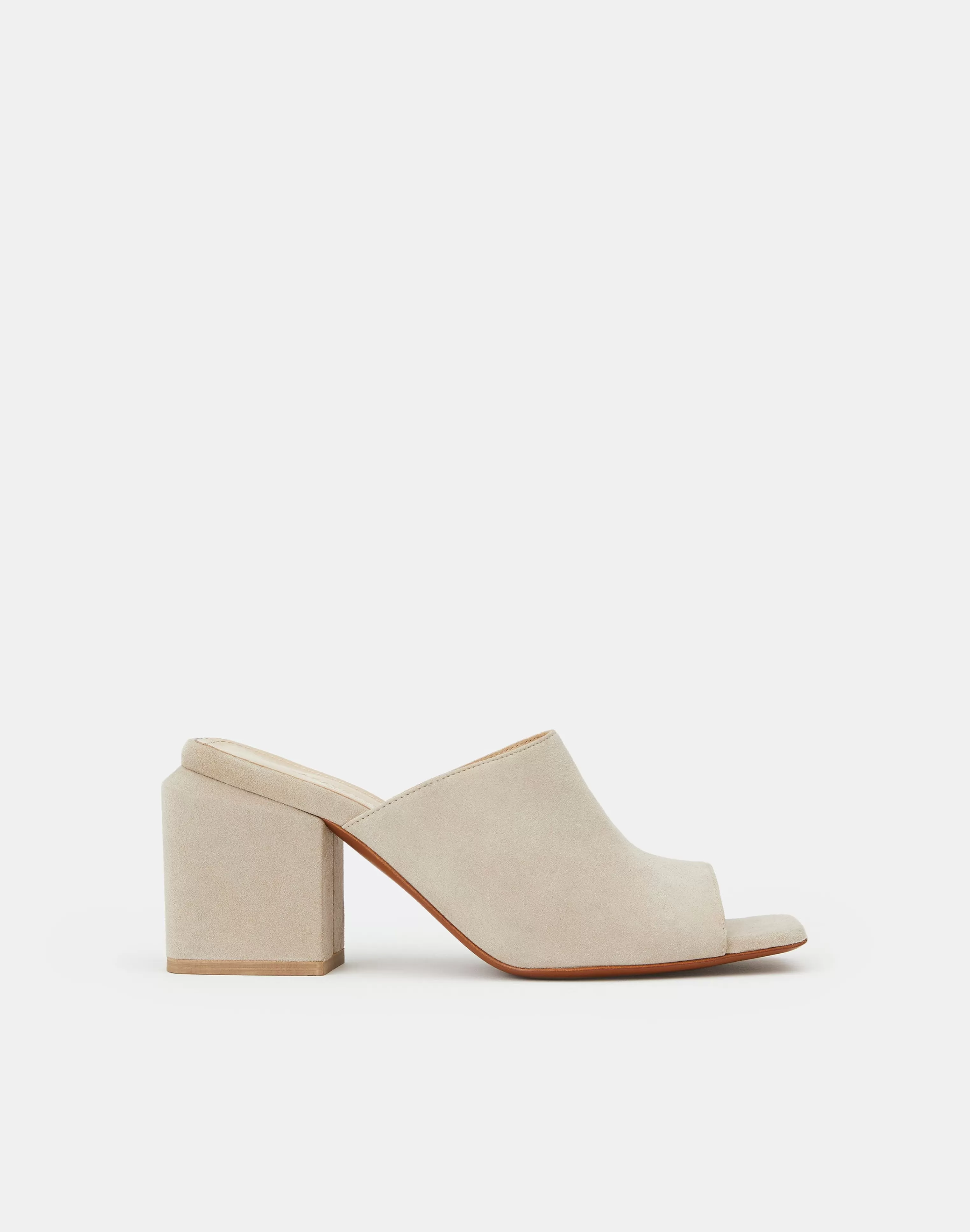 Suede Heeled Mule<Lafayette 148 New York Best Sale