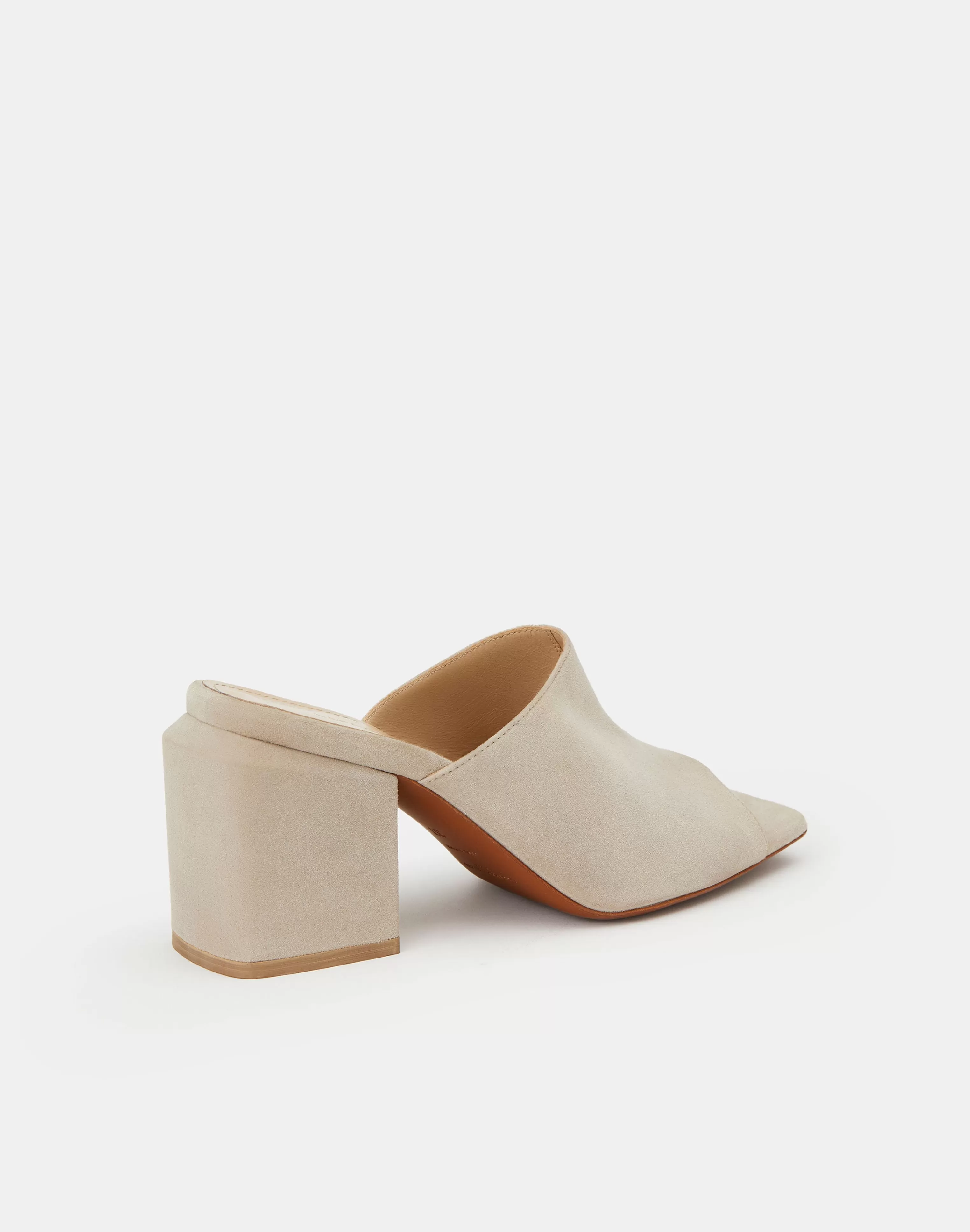 Suede Heeled Mule<Lafayette 148 New York Best Sale