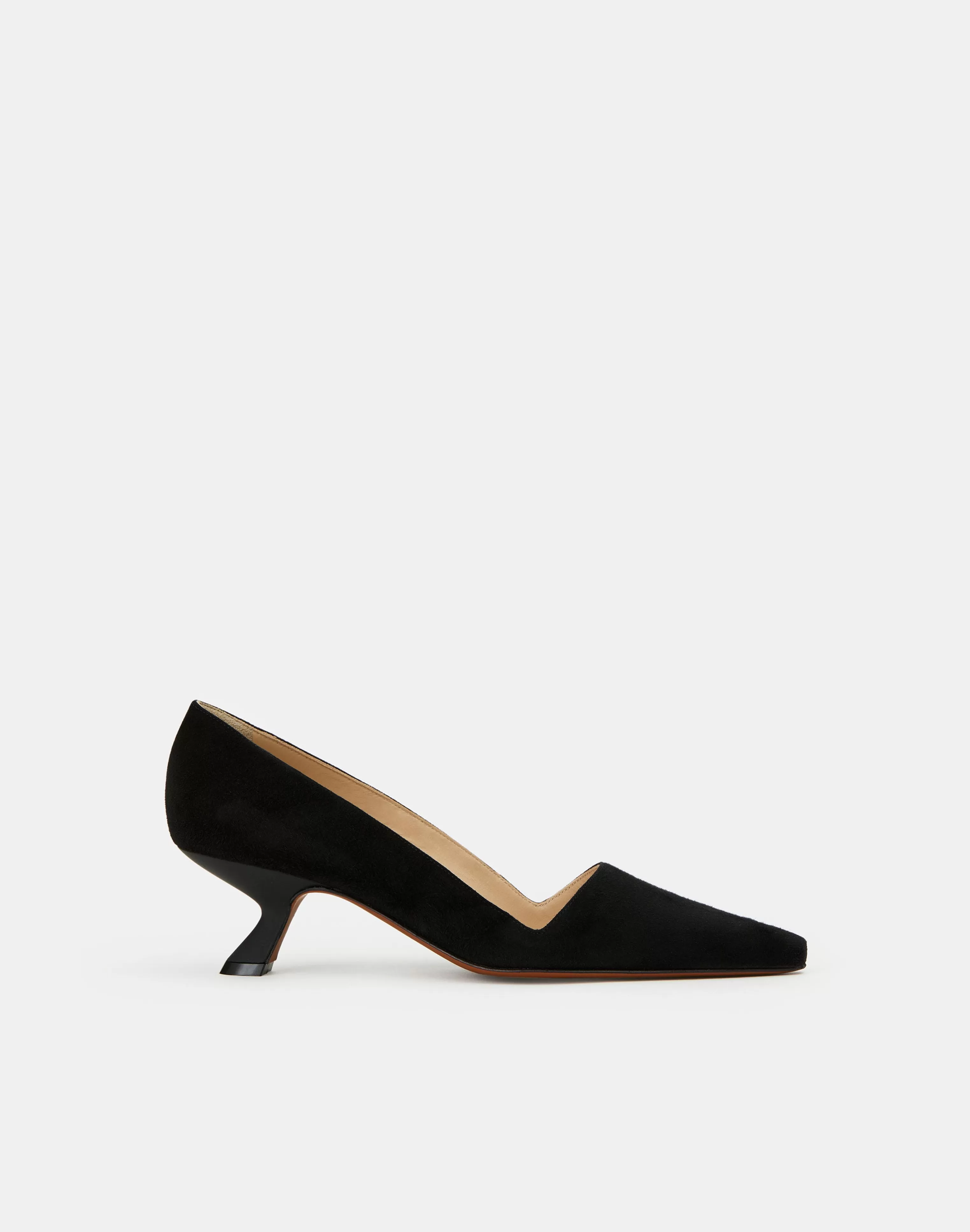 Suede Heeled Pump<Lafayette 148 New York Outlet