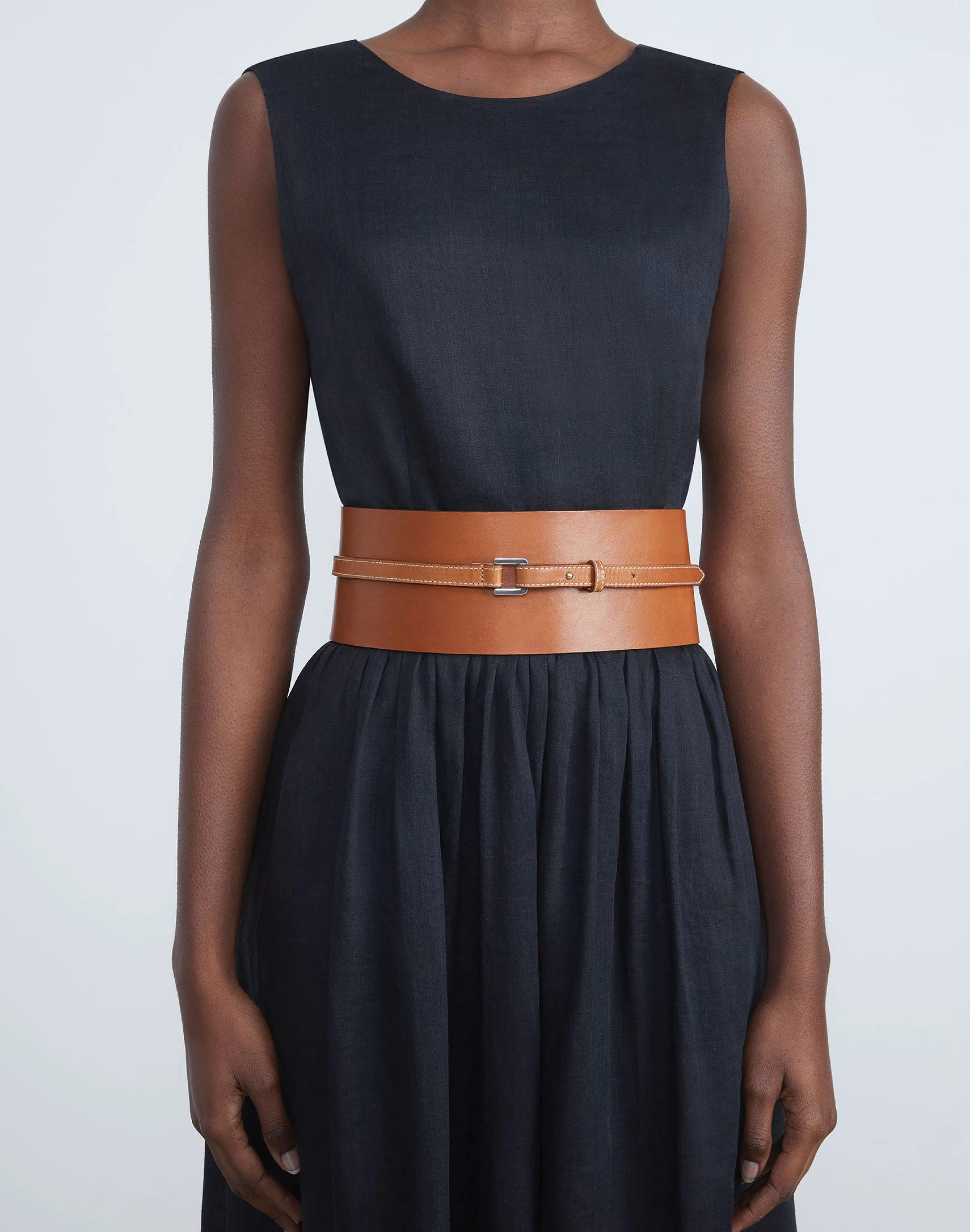 Vachetta Leather Obi Belt<Lafayette 148 New York Online