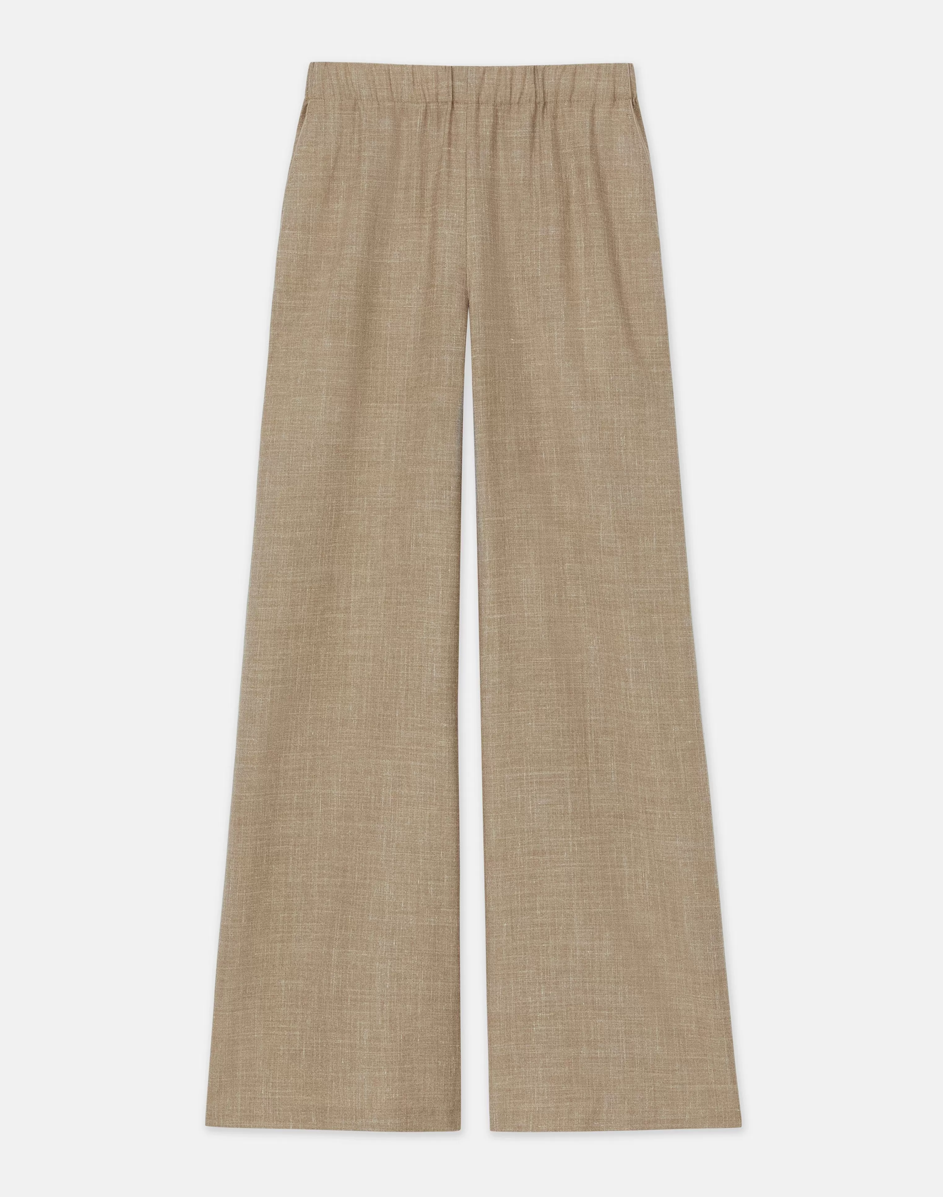 Virgin Wool Silk-Linen Riverside Pant<Lafayette 148 New York Hot