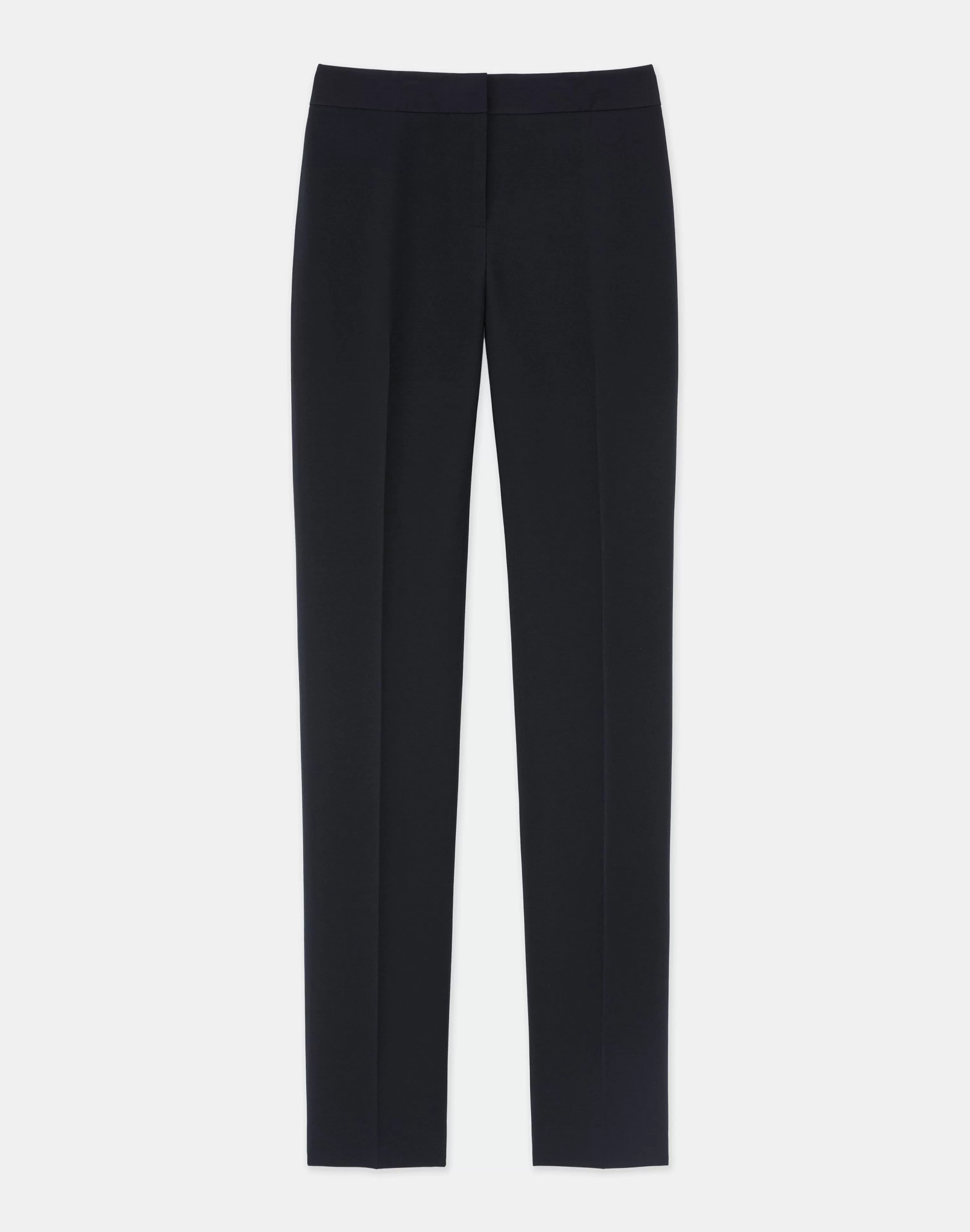 Wool-Silk Crepe Barrow Pant<Lafayette 148 New York Store