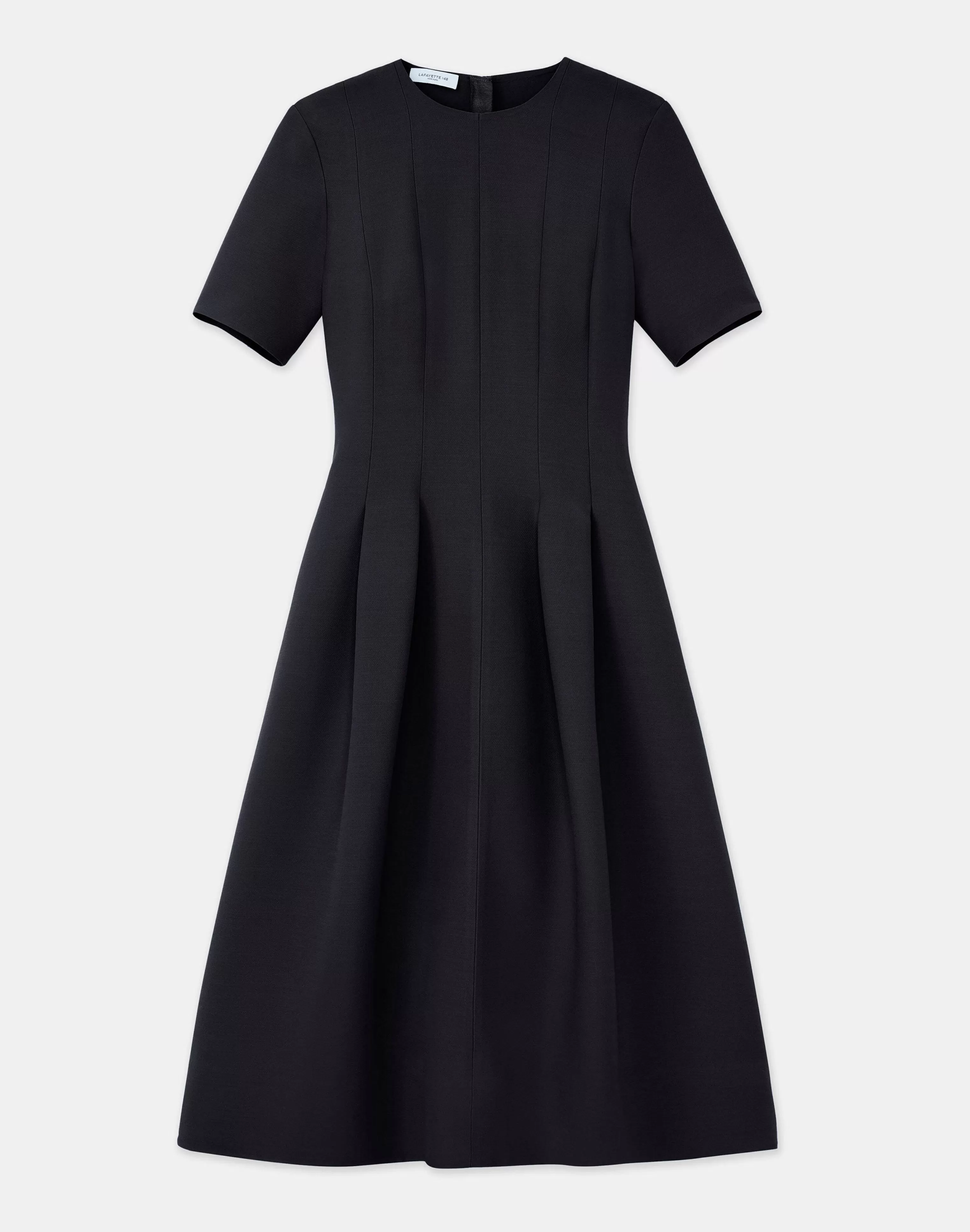 Wool-Silk Crepe Dress<Lafayette 148 New York Shop